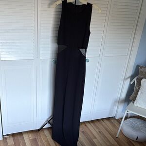 Elegant Black Sleeveless Maxi Dress